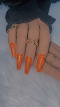 Load image into Gallery viewer, Fall Orange Press on Nails|NailzFirst
