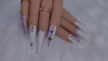 Load and play video in Gallery viewer, White Bling Nailz
