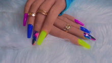 Load and play video in Gallery viewer, Neon Press on Nails|NailzFirst
