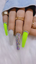 Load and play video in Gallery viewer, Lime Green Bling Nailz
