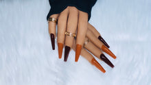 Load image into Gallery viewer, Fall Brown Press on Nails|NailzFirst
