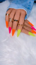 Load image into Gallery viewer, Summer Neon Press on Nails|NailzFirst
