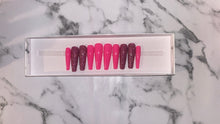 Load image into Gallery viewer, Pink Glitter Press on Nails|NailzFirst
