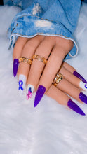 Load image into Gallery viewer, Lupus Awareness Press on Nails|NailzFirst
