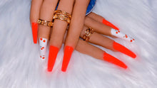 Load image into Gallery viewer, Red and White Cherry Press on Nails|NailzFirst
