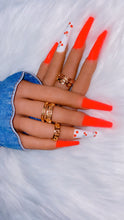 Load image into Gallery viewer, Red and White Cherry Press on Nails|NailzFirst
